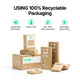 1.5V Rechargeable AA/AAA Lithium Batteries (8-Pack), Low Self-Discharge, Leak-Proof